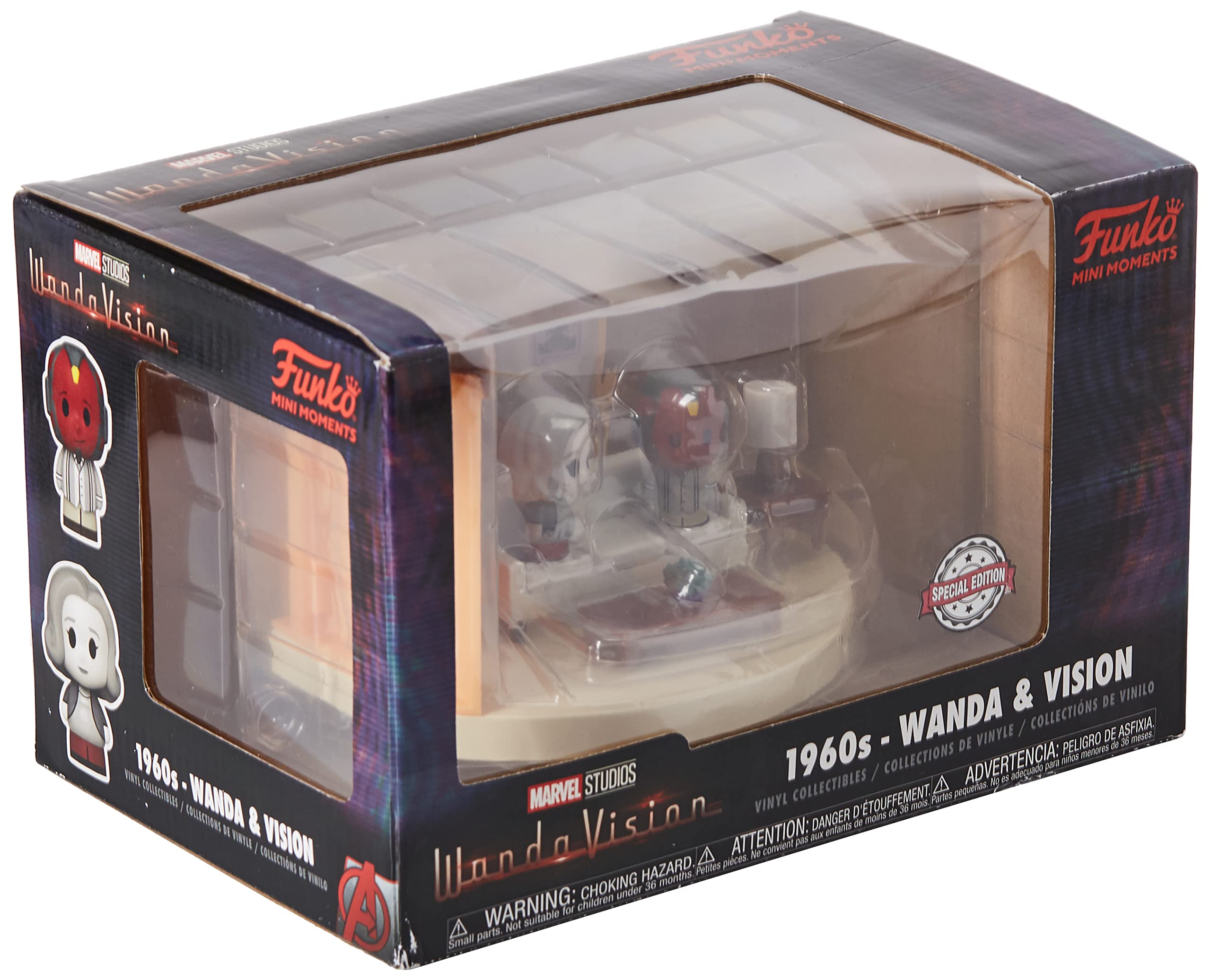 Funko Mini Moments Marvel WandaVision - Figura de Vinilo Coleccionable de 9,5 cm - Edición Años 60 - Regalo Ideal para Fans y Coleccionistas Funko Mini Moments Marvel WandaVision - Figura de Vinilo Coleccionable de 9,5 cm - Edición Años 60 - Regalo Ideal para Fans y Coleccionistas